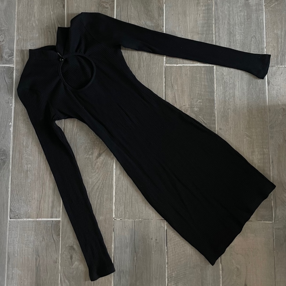 MEAGHAN BLACK MINI DRESS- princpolly